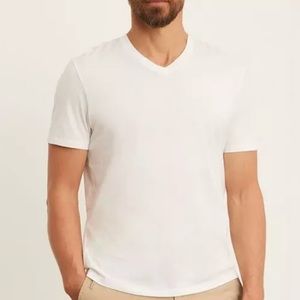 Vince brand designer mens white shirt, Size XL